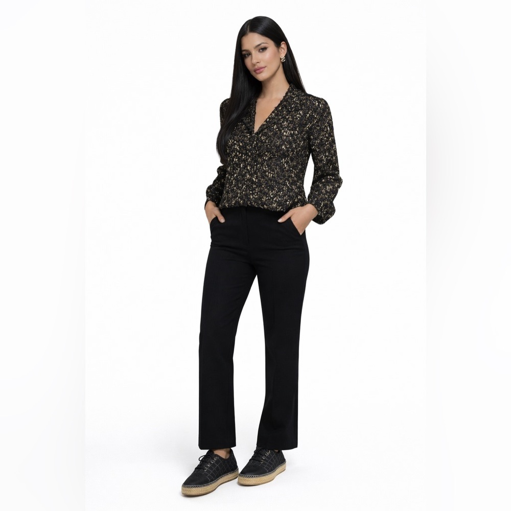 CHANEL Black Quilted Lace-Up Espadrille Sneakers Size 38 Designer Luxury - Picture 14 of 15